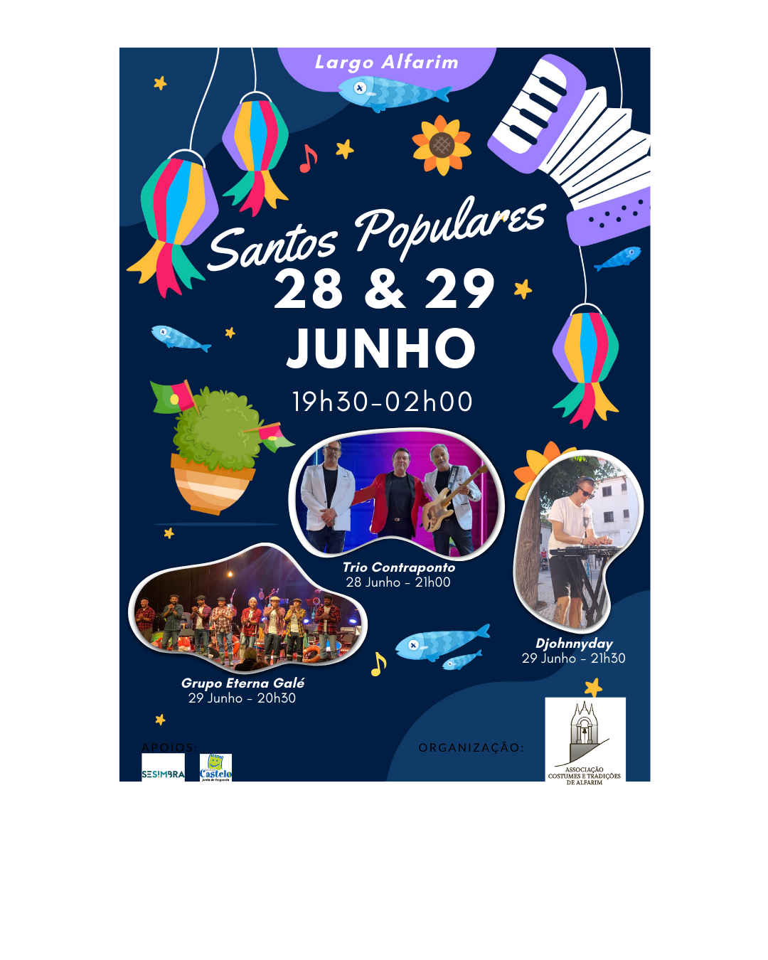 Festa dos Santos Populares - 28 e 29 de junho de 2024